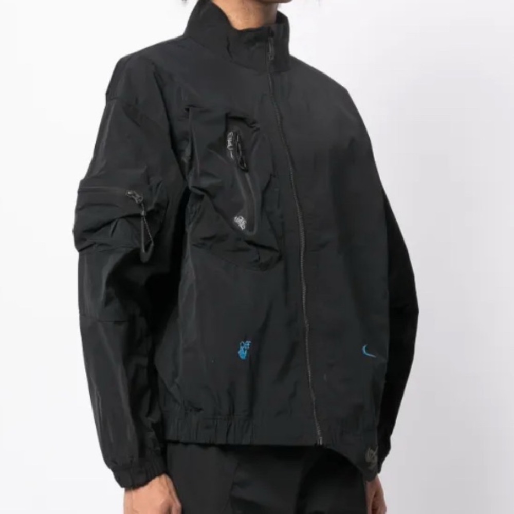 Men's YaJoe Black Zip-Up Lightweight Jacket Sz L - NEW